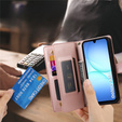 Wallet Zipper Pocket flip case for Samsung Galaxy A17 5G, Wallet Zipper Pocket, wallet, pink