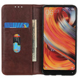 Case for Samsung Galaxy A26, Wallet Litchi Leather, brown