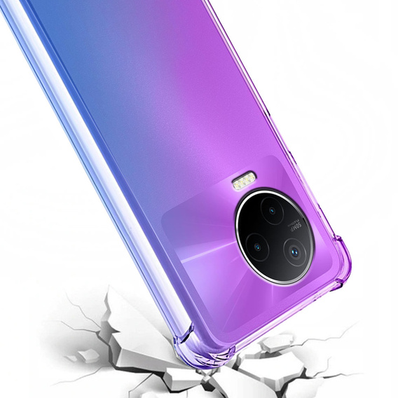 Case for Infinix Note 12 2023, Gradient Dropproof, Purple / blue