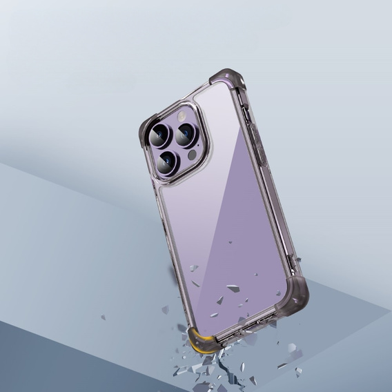 Case for iPhone 14 Pro, ERBORD CornerShield, black