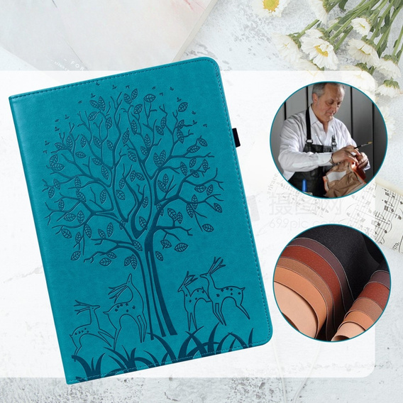 Flap case for Huawei MatePad SE 10.4, tree, blue