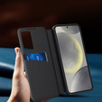 Flip case for Samsung Galaxy S24 FE, Smart View Wallet, black