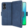 Flip case for Oppo A78 5G, Card Slot, blue