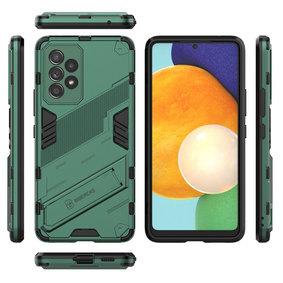 Case for Samsung Galaxy A53 5G, Military kickstand, blue
