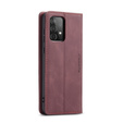 CASEME case for Samsung Galaxy A52 / A52s, Leather Wallet Case, maroon