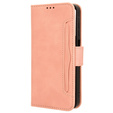 Flip case for Xiaomi Redmi 15C 4G/LTE, Card Slot, pink