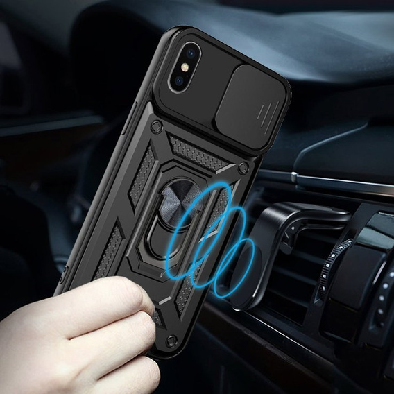 Case for iPhone XS MAX, CamShield Slide, black