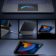 Keyboard case for iPad 7/8/9 10.2, Dexnor Magnetic Keyboard Touchpad, black