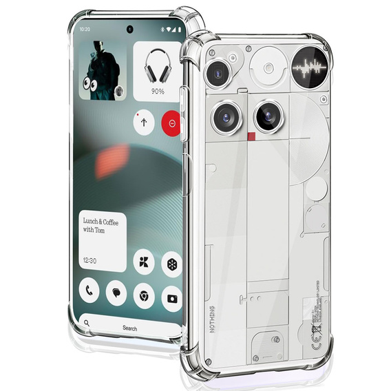 Case for Nothing Phone 3 5G, Dropproof, transparent
