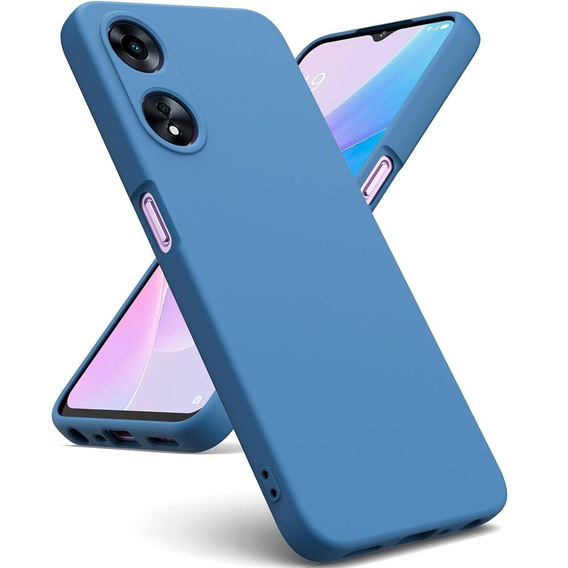 Case for Oppo A38 4G / Oppo A18 4G, Silicone Lite, blue