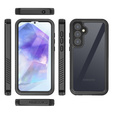 IP68 Waterproof Case for Samsung Galaxy A55 5G, Redpepper, black