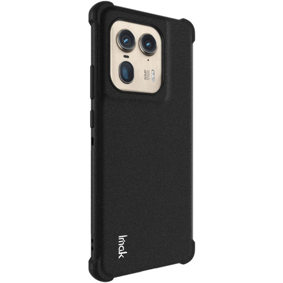 IMAK case for Motorola Edge 50 Ultra, Dropproof, black