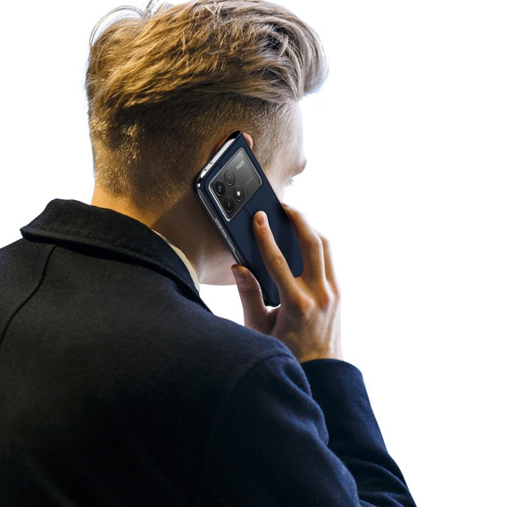 Dux Ducis Case for Xiaomi Poco F6 Pro, Skinpro, dark blue