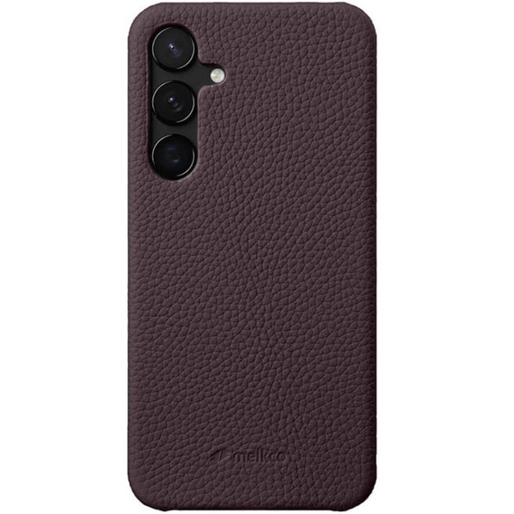 MELKCO case for Samsung Galaxy S24, leather, purple