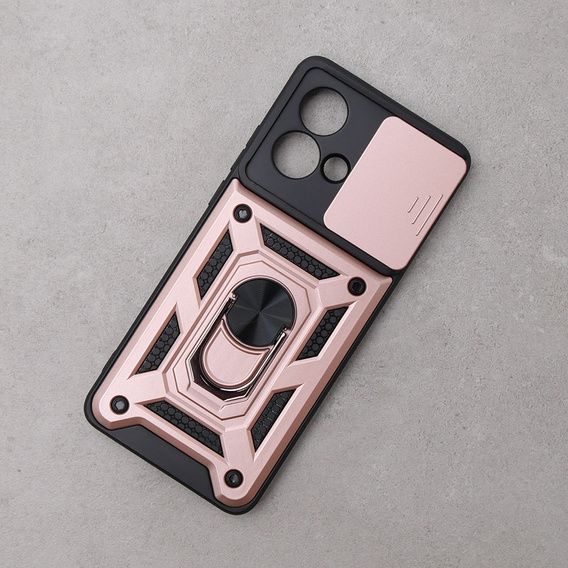 Case for Motorola Edge 40 Neo, CamShield Slide, pink rose gold