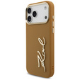 Karl Lagerfeld Karl Script Logo case – with metal buttons for iPhone 17 Pro Max