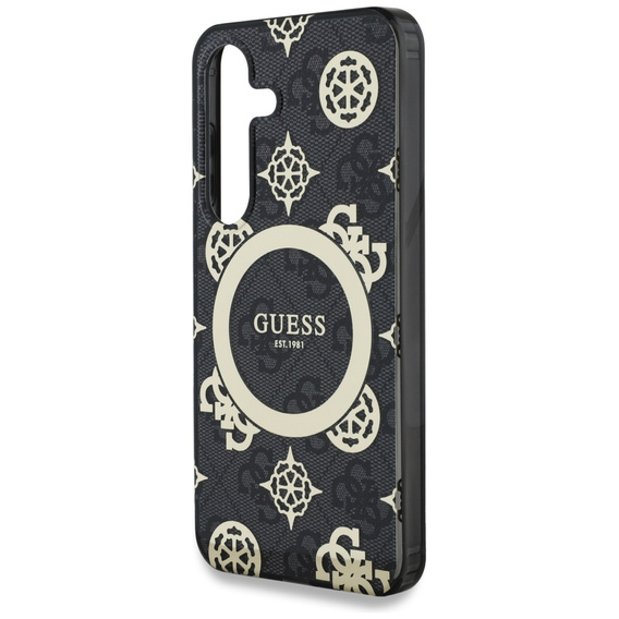 GUESS Magnetic IML Peony case for Samsung Galaxy S25