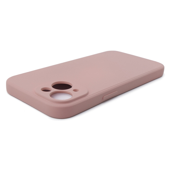 Case for iPhone 15, Silicone Lite, orange