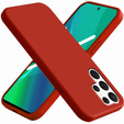 Case for Samsung Galaxy S22 Ultra 5G, Silicone Lite, red