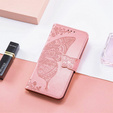 Flip case for Realme C71, Butterfly, pink rose gold