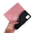 Flip case for Samsung Galaxy A51, Butterfly Flower, pink rose gold