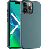 Case for iPhone 14 Pro, Silicone Lite, green