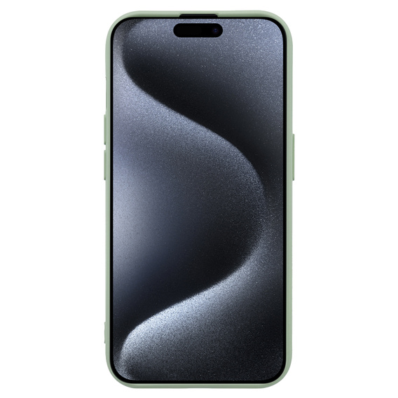 Case for iPhone 15 Pro, Silicone Lite, mint