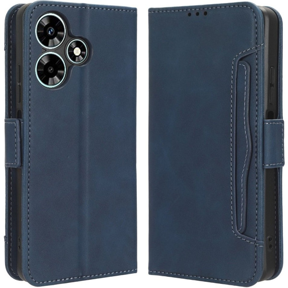 Flip case for Infinix Hot 30i, Card Slot, dark blue