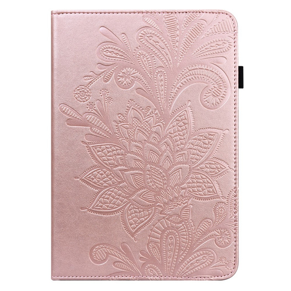 Flap case for Lenovo Tab M9, flower, pink rose gold