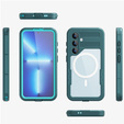 Waterproof case for Samsung Galaxy S24, Redpepper, for MagSafe, blue