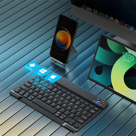 Wireless keyboard and Bluetooth mouse set for Android/Windows, black