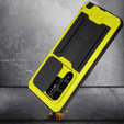 Armored case for Samsung Galaxy S23 Ultra, R-JUST CamShield Slide, yellow