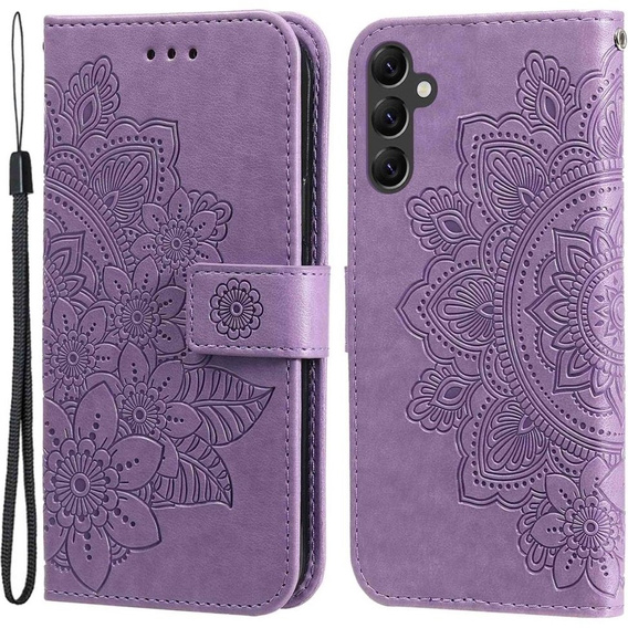 Flip case for Samsung Galaxy A14 4G/5G, Mandala Flower, purple