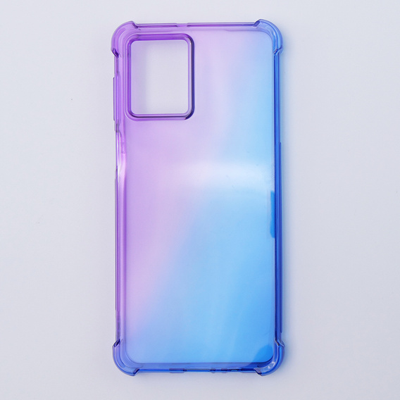 Case for Motorola Moto G54 5G, Gradient Dropproof, Purple / blue