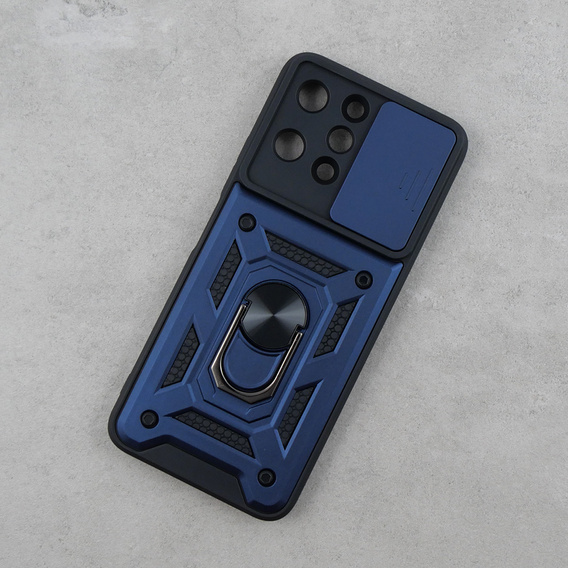 Case for Xiaomi Redmi 12, CamShield Slide, dark blue