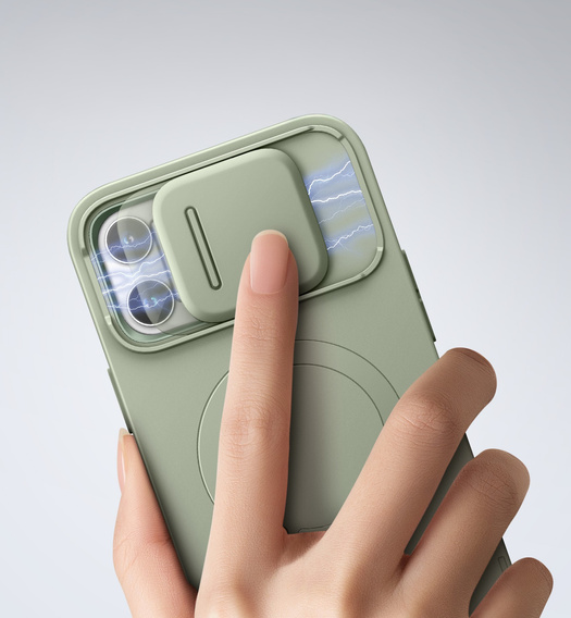 Case for iPhone 13 / 14, Suritch Shockproof, for MagSafe, green