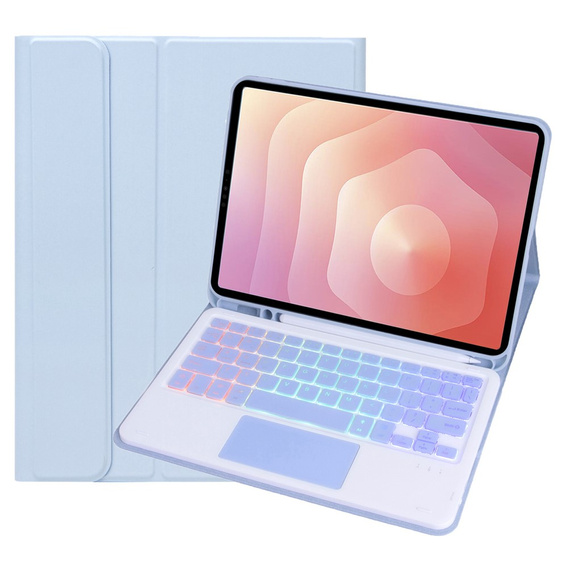 Case with illuminated Bluetooth keyboard and touchpad for Samsung Galaxy Tab S11