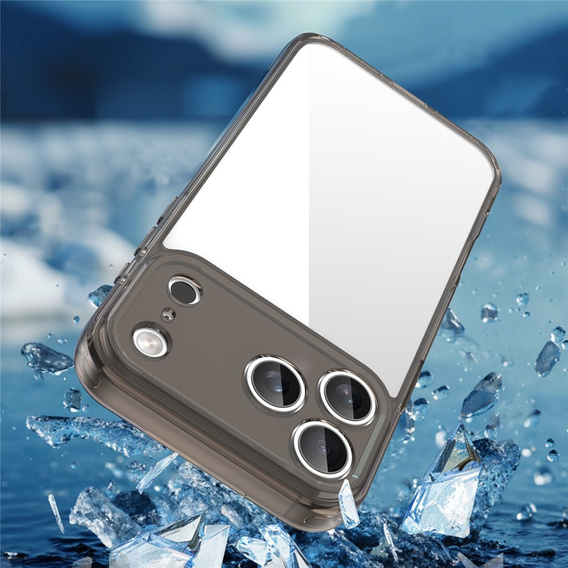 Silicone case with hard back for iPhone 17 Pro