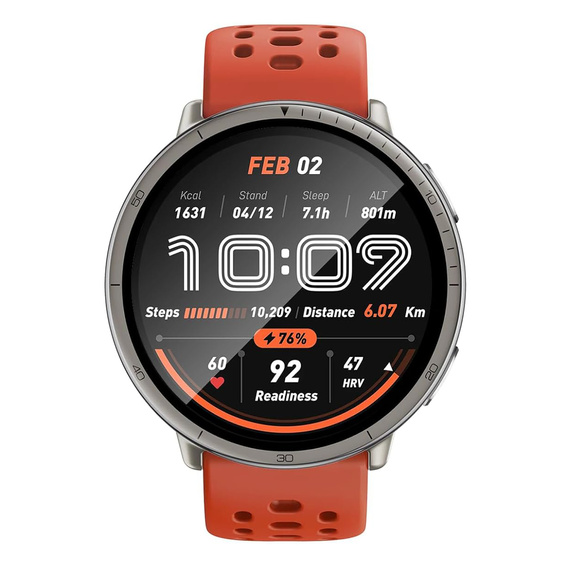 2x ERBORD Hybrid Glass for Amazfit Active 2