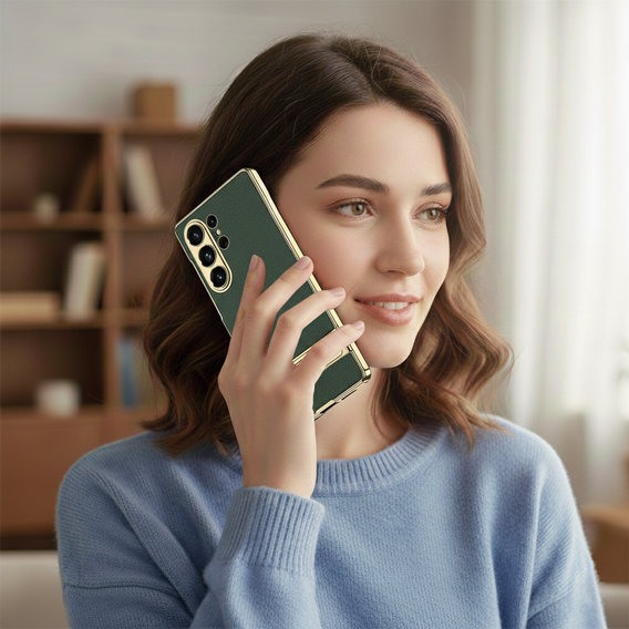 Electro Frame Leather case with stand for Samsung Galaxy S26 Ultra