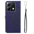 Flip case for Xiaomi Poco X6 5G, Mandala, purple