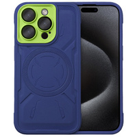 Case for iPhone 15 Pro Max, ERBORD Armor Mag, blue