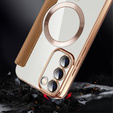 Flip case for Samsung Galaxy S23, Wallet, MagSafe, brown