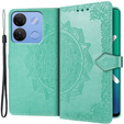 Flip case for Infinix Smart 7 HD 4G, Mandala, green