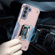 Case for Samsung Galaxy S21 FE, Dual-Layer Armor, pink