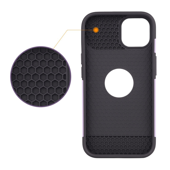 ERBORD MagSafe Cam Slider Case, Blue + Screen Protector for iPhone 13 / iPhone 14