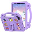 Children's case for iPad Air 10.9" 2022/2020 (5/4 gen.) / Pro 11" 2022/2021/2020 (4/3/2 gen.), Cute Patterns, with stand, purple