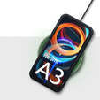 Case for Xiaomi Redmi A3, Fusion Hybrid, with camera protection, transparent / black