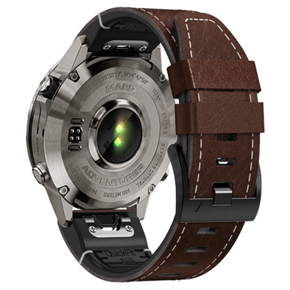 Quickfit leather strap for Garmin Fenix 5/6/6 PRO/7 Forerunner 965/955/945