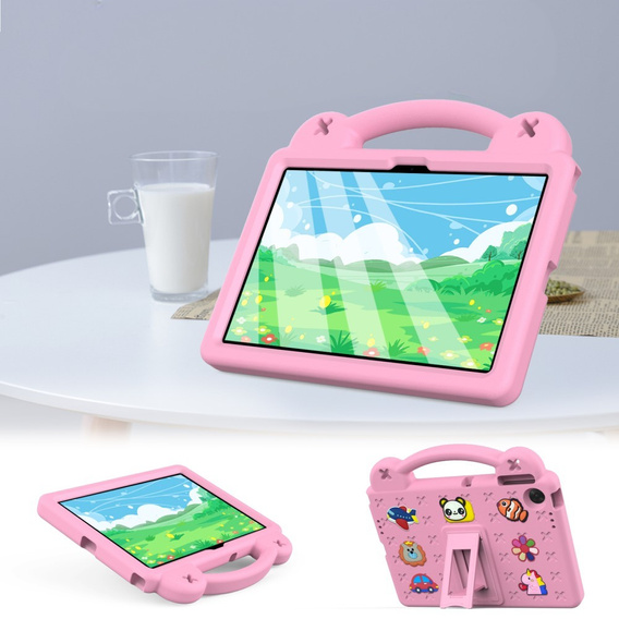 Children's case for Lenovo Tab TB311FU, Cute Patterns, with stand, pink